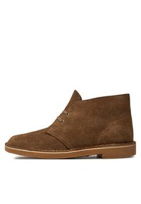 Clarks Trzewiki Bushacre 3 26153531 Brązowy. Kolor: brązowy. Materiał: skóra