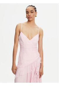 BARDOT - Bardot Sukienka koktajlowa Yvanna 59998DB Różowy Regular Fit. Kolor: różowy. Materiał: syntetyk. Styl: wizytowy #4