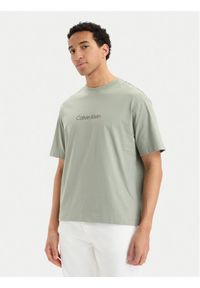 Calvin Klein T-Shirt LV040HM228 Khaki Relaxed Fit. Kolor: brązowy. Materiał: bawełna #1