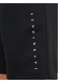 Jack & Jones - Jack&Jones Szorty sportowe Gordon 12248831 Czarny Regular Fit. Kolor: czarny. Materiał: bawełna, syntetyk. Styl: sportowy