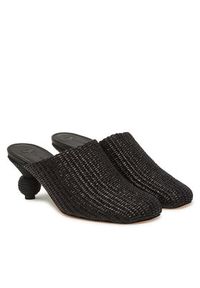 Weekend Max Mara Klapki 2515521015600 Czarny. Kolor: czarny. Materiał: materiał #5