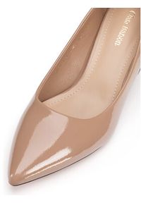 Clara Barson Czółenka WFA3047-1 Beżowy. Kolor: beżowy. Materiał: skóra #7