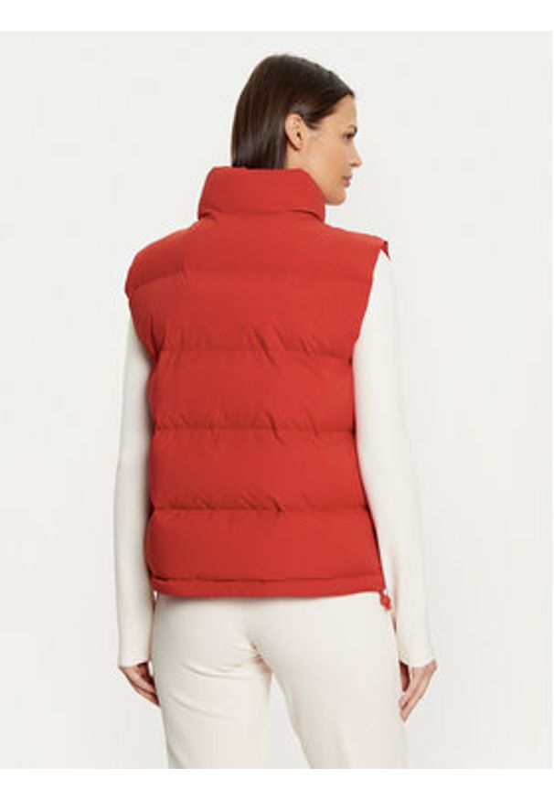 Guess Jeans Bezrękawnik W4BN59 WGII2 Czerwony Regular Fit. Kolor: czerwony. Materiał: syntetyk. Długość rękawa: bez rękawów