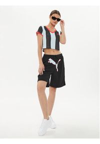 Puma Szorty sportowe DUA LIPA 536636 Czarny Loose Fit. Kolor: czarny. Materiał: syntetyk