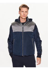 BOSS Bezrękawnik Corius_PS 50490451 Granatowy Regular Fit. Kolor: niebieski. Materiał: syntetyk. Długość rękawa: bez rękawów