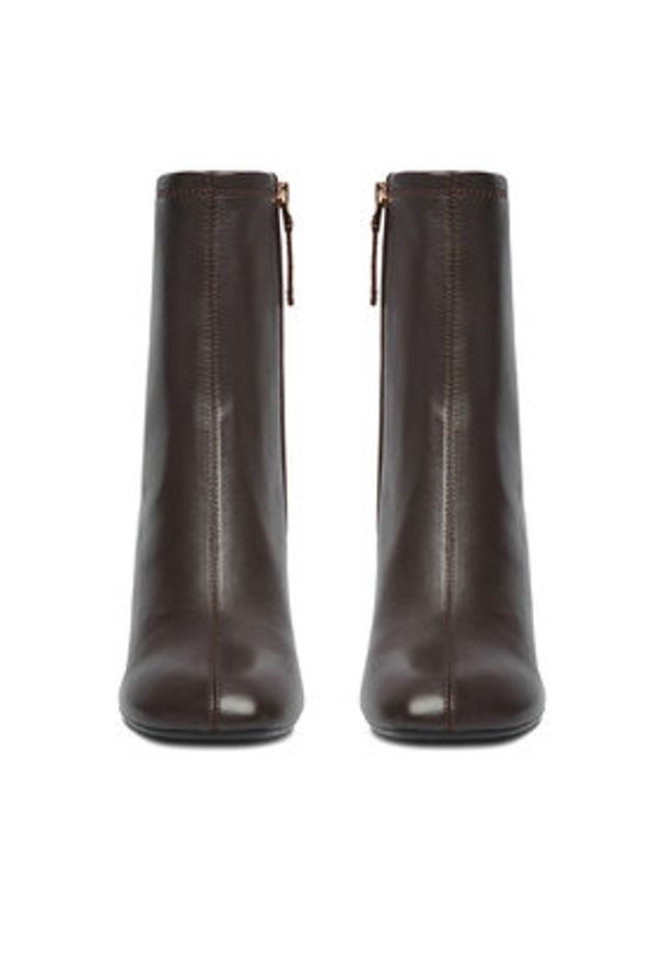 Gino Rossi Botki EO-PURO-V19287 Brązowy. Kolor: brązowy. Materiał: skóra