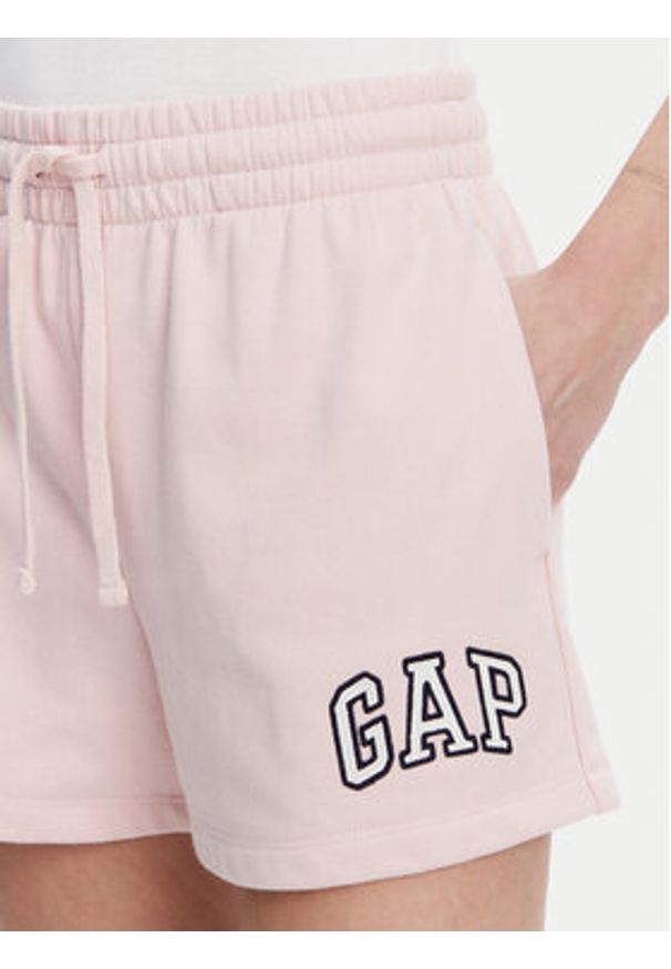 GAP - Gap Szorty sportowe 870535-05 Różowy Regular Fit. Kolor: różowy. Materiał: bawełna