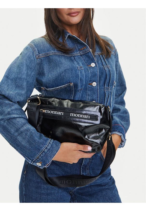 Monnari Torebka TORIMP0-24J-BAG4461-K020 Czarny. Kolor: czarny. Materiał: skórzane