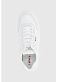 Levi's® - Levi's Buty Munro kolor biały. Okazja: na spotkanie biznesowe. Nosek buta: okrągły. Zapięcie: sznurówki. Kolor: biały. Materiał: guma #2