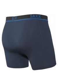 SAXX - Bokserki termoaktywne męskie Saxx Kinetic HD Boxer Brief. Kolor: niebieski. Sport: fitness