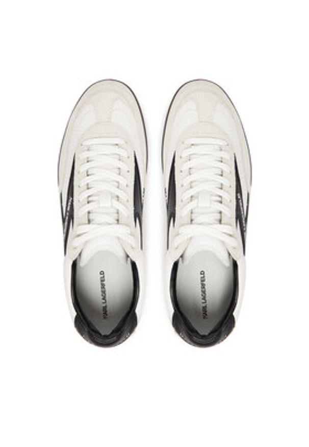 Karl Lagerfeld - KARL LAGERFELD Sneakersy KL53855 Czarny. Kolor: czarny. Materiał: zamsz, skóra