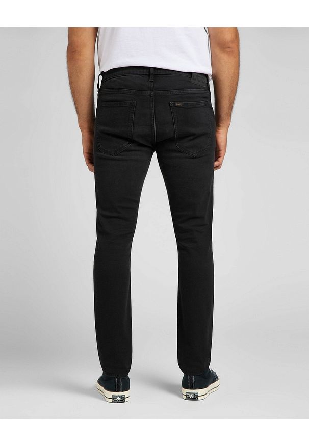 Lee - LEE LUKE MĘSKIE SPODNIE JEANSOWE JEANSY PITCH BLACK L719ADEV 112321991