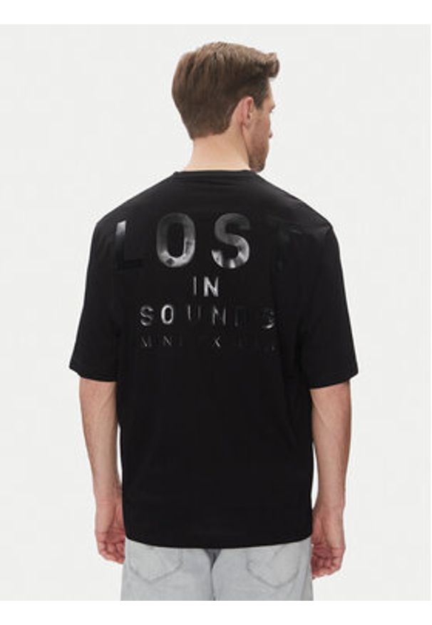 Armani Exchange T-Shirt XM000576 AF10364 UC001 Czarny Loose Fit. Kolor: czarny. Materiał: bawełna