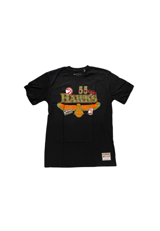 Mitchell & Ness - koszulka nba Atlanta Hawks Dikembe Mutombo. Kolor: czarny. Sport: koszykówka