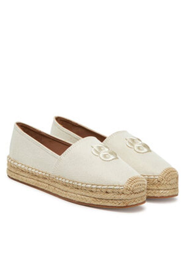 BOSS Espadryle Madeira 50542336 Beżowy. Kolor: beżowy. Materiał: materiał