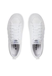 Adidas - adidas Sneakersy Nizza Platform W FV5322 Biały. Kolor: biały. Materiał: materiał. Obcas: na platformie