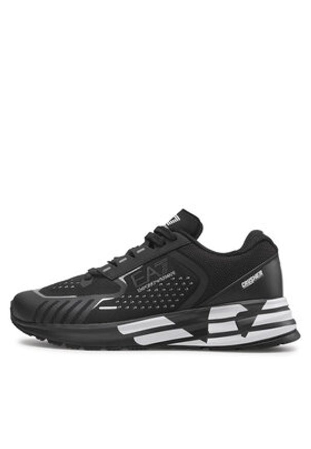 EA7 Emporio Armani Sneakersy X8X094 XK239 A120 Czarny. Kolor: czarny. Materiał: materiał