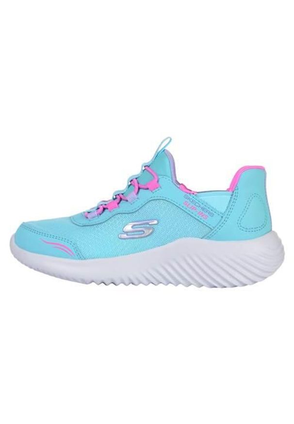 skechers - Buty do chodzenia dla dzieci Skechers Bounder Simple Cut. Kolor: niebieski. Materiał: syntetyk, materiał. Szerokość cholewki: normalna. Model: Skechers Sport. Sport: turystyka piesza
