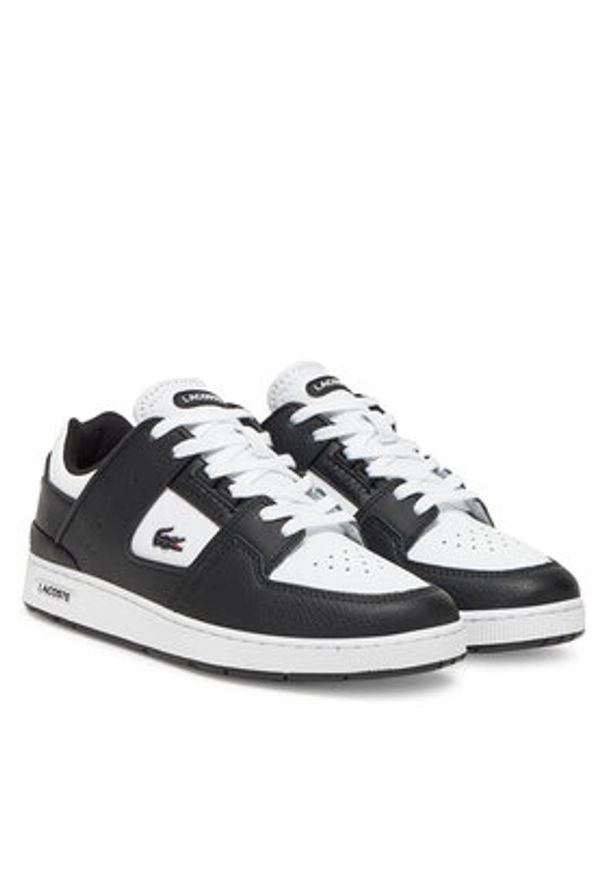 Lacoste Sneakersy 7-48SFA0022 Czarny. Kolor: czarny. Materiał: skóra
