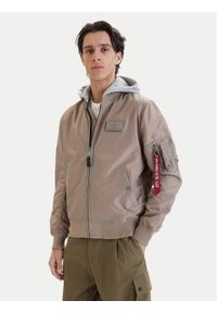 Alpha Industries Kurtka bomber Ma-1 196108 Beżowy Regular Fit. Kolor: beżowy. Materiał: syntetyk #1