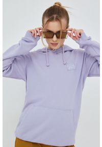 Fila bluza Bouillon kolor fioletowy z kapturem gładka. Typ kołnierza: kaptur. Kolor: fioletowy. Materiał: dzianina. Wzór: gładki #2