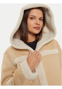 Liu Jo Sport Kurtka z imitacji skóry TF4140 E0903 Beżowy Regular Fit. Kolor: beżowy. Materiał: syntetyk. Styl: sportowy #6