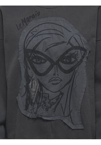 only - ONLY Bluza Collie 15337366 Szary Regular Fit. Kolor: szary. Materiał: bawełna, syntetyk #8