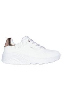 skechers - Buty Kobieta Skechers Uno Lite biały. Kolor: biały. Materiał: syntetyk, tkanina, materiał. Model: Skechers Sport. Sport: turystyka piesza