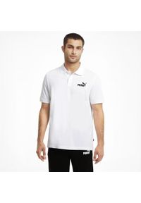 Polo Puma Essential Pique. Typ kołnierza: polo. Kolor: wielokolorowy, czarny, biały. Materiał: bawełna. Styl: sportowy