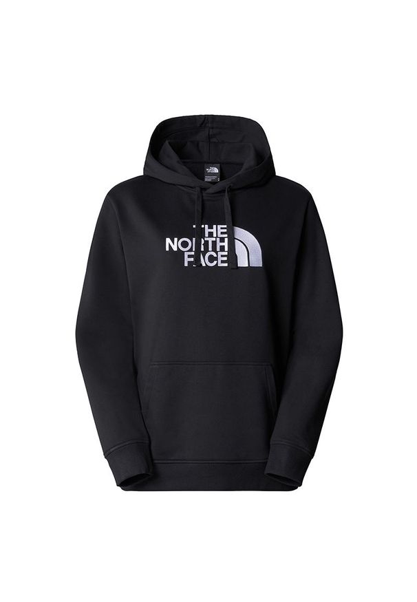 Bluza damska The North Face Drew Peak 0A89EHJK31 - czarna. Kolor: czarny. Materiał: poliester, bawełna. Styl: klasyczny. Sport: wspinaczka
