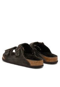 Birkenstock Klapki Arizona Shearling 1020566 Brązowy. Kolor: brązowy. Materiał: zamsz, skóra #6