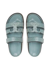 Tory Burch Klapki 162580 Niebieski. Kolor: niebieski. Materiał: skóra #3