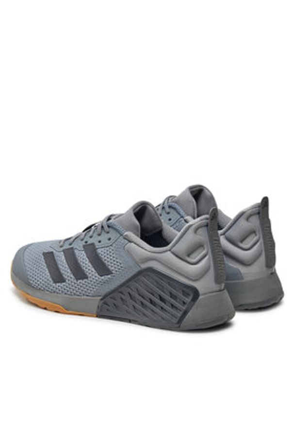 Adidas - adidas Buty na siłownię Dropset 3 ID8627 Szary. Kolor: szary. Materiał: mesh, materiał. Sport: fitness