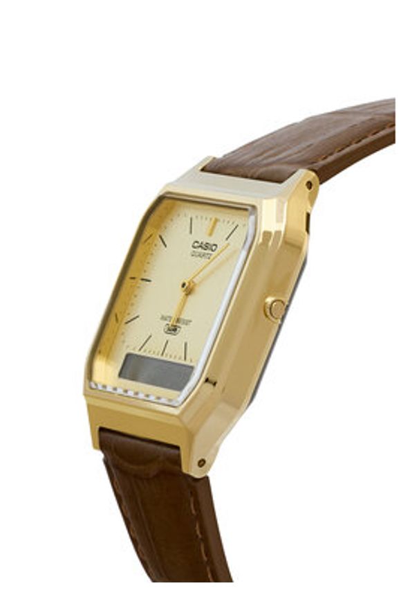 Casio Zegarek AQ-230EGL-9AEF Brązowy. Kolor: brązowy