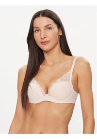 Chantelle Biustonosz z fiszbiną Orangerie C17Q20 Różowy. Kolor: różowy. Materiał: syntetyk