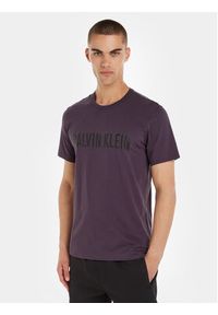 Calvin Klein Underwear T-Shirt 000NM1959E Fioletowy Regular Fit. Kolor: fioletowy. Materiał: bawełna #8