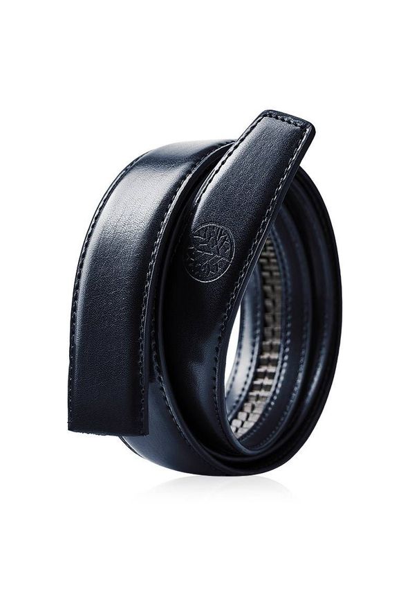 Betlewski - Wymienny pas bez klamry C30 ELITE Granatowy 115. Kolor: niebieski. Materiał: skóra. Wzór: paski