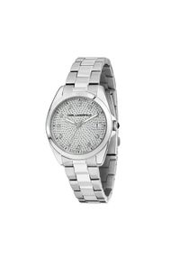 Karl Lagerfeld - KARL LAGERFELD Zegarek R0553101509 Srebrny. Kolor: srebrny