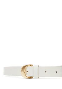 Calvin Klein Jeans Pasek Damski Casual Pin Buckle 25Mm LV04K7015G Biały. Kolor: biały. Materiał: skóra #2