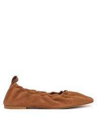 Pepe Jeans Baleriny Poppy Basic PLS10430 Brązowy. Kolor: brązowy. Materiał: zamsz, skóra
