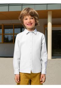 Sinsay - Klasyczna koszula z bawełny - biały. Kolor: biały. Materiał: bawełna. Styl: klasyczny