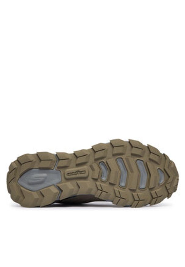 skechers - Skechers Trekkingi Max Protect 237672 TPBK Brązowy. Kolor: brązowy. Materiał: skóra. Sport: turystyka piesza