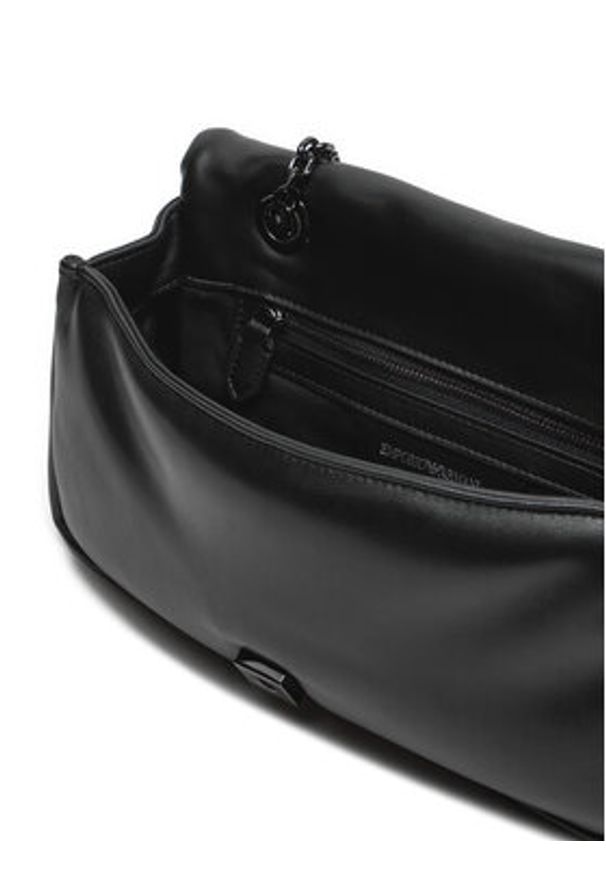 Emporio Armani Torebka Y3C041 YWJ8I 80001 Czarny. Kolor: czarny. Materiał: skórzane