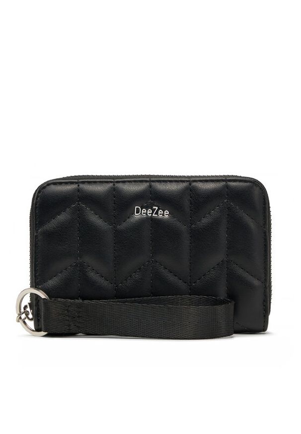 DeeZee Duży Portfel Damski W22062 Czarny. Kolor: czarny. Materiał: skóra