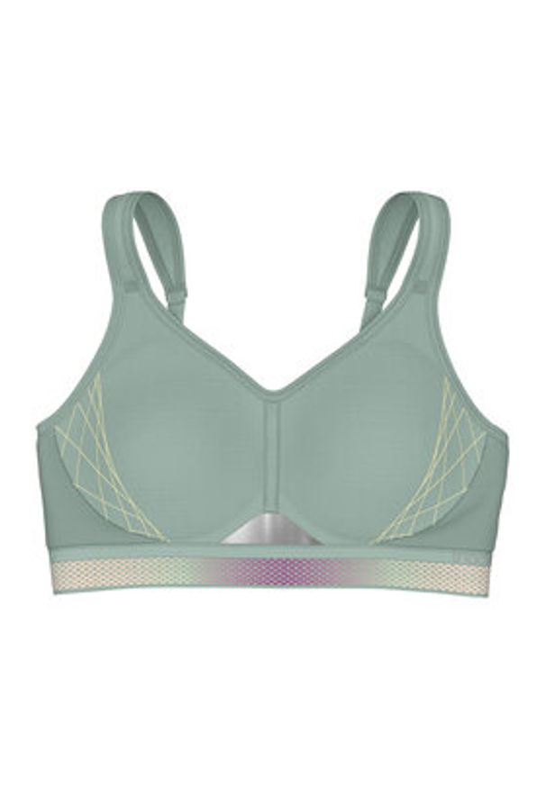 Triumph Biustonosz sportowy Triaction Cardio Flow 10205923 Zielony. Kolor: zielony. Materiał: syntetyk