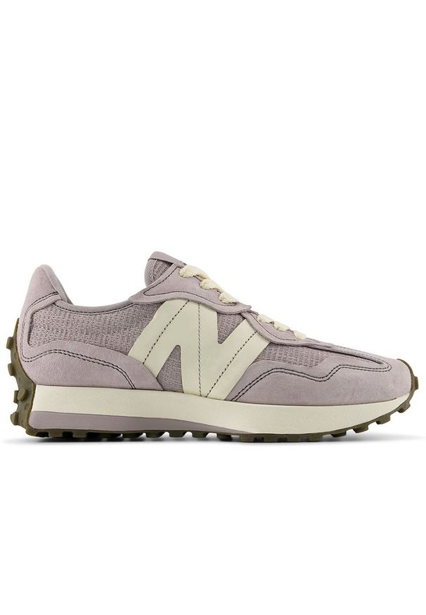 Buty unisex New Balance U327W88S - fioletowe. Okazja: na co dzień. Zapięcie: sznurówki. Kolor: fioletowy. Materiał: materiał, zamsz, syntetyk, guma, skóra. Szerokość cholewki: normalna