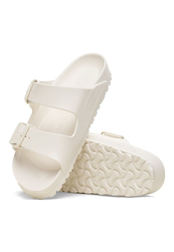 Klapki damskie Birkenstock Arizona Essentials EVA Eggshell. Kolor: kremowy