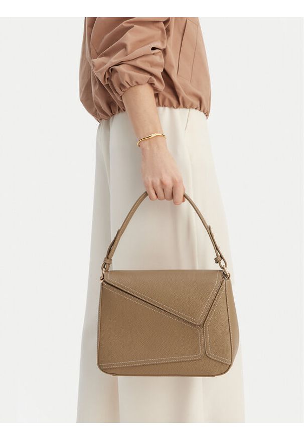 Gino Rossi - GINO ROSSI Torebka C-KY117 Beżowy. Kolor: beżowy