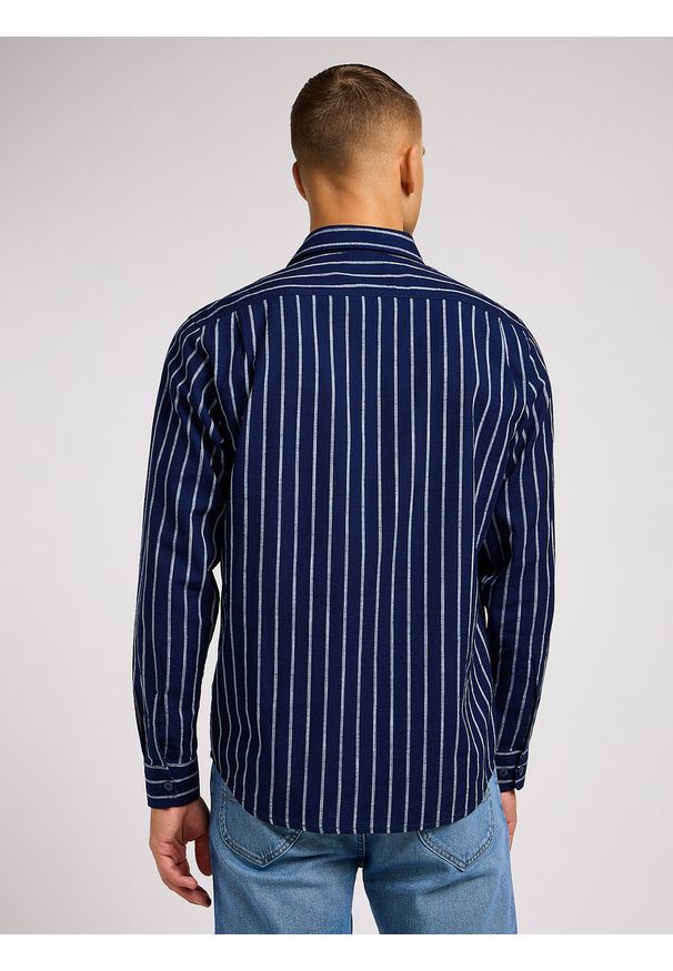 Lee - WRANGLER MĘSKA KOSZULA LEE WORKER SHIRT 2.0 INDIGO WIDE 112349938