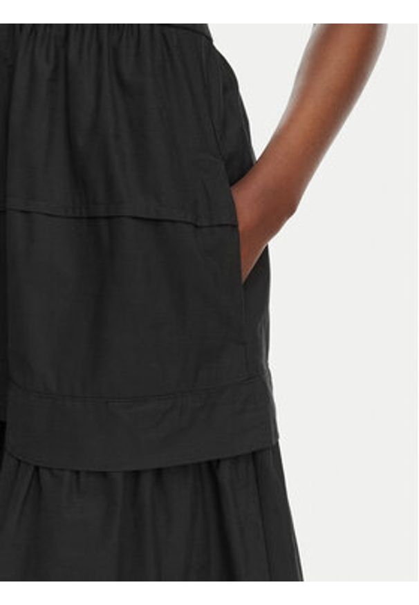 BOSS Sukienka codzienna C_Enight 50556386 Czarny Regular Fit. Okazja: na co dzień. Kolor: czarny. Materiał: bawełna. Typ sukienki: proste. Styl: casual